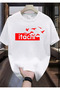 Uchiha Itachi Naruto Anime Character Design Printed T-Shirt Inisex White Short Sleeve