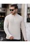 3-Piece Advantage Package Men's Ribbed Half-Zip Collar Detailed Knitwear Sweater - 7
