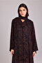 Modern Maxi Unique Prints Purple Abaya - 2