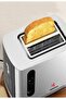 Daily Collection Toaster – 800W Brushed Stainless Steel 2-Slice Toaster with Electronic Browning Control and White Display (ME-TST104) - 4