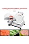 Meat slicer machine for home, deli slicer, 10 inch Commercial Meat Slicer, 240W Frozen Meat Cheese D - 2