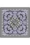 Süvarı Coat of Arms - Lilac - Vierra Patterned Viscose Scarf - 90X90 cm - 6