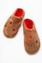 Women's Open-Back Heart-Shaped Furry House Slippers; Mink - 5
