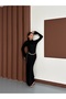 Women's Black Belt Detailed Long Dress - 3