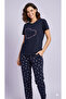 WOMEN'S JERSEY SHORT SLEEVE PAJAMA SET - 3