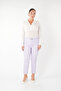 Plus Size Belted Crop Fabric Pants