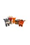 Set 5 squeaky-funny animals, Vision, multicolored