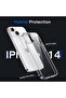 حافظة ZTECH مقاومة للصدمات لهاتف Apple iPhone 14 مقاس 6.1 بوصة (شفافة) - 3