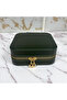 Medium Size (15×15) Organizer Jewelry Storage Box Travel Jewelry Bag Leather Wooden Case - 2
