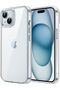 Case for iPhone 15 6.1-Inch Non-Yellowing Shockproof Bumper Cover (Clear)