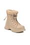 24072 F Beige Girl's Boots Polact