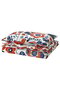KANONVISKA Duvet cover and pillowcase, white multicolour/floral pattern, 150 x 200/50 x 80 cm