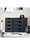 FJÄDERHARV Mini Chest with 2 Drawers, Anthracite, 16x25 cm - 6
