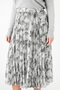 Plus Size Pleated Midi Skirt - 6
