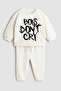 Premium Organic Boy's Dont Cry Printed Top and Bottom Set 24444