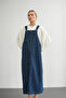 Women's Suspender Denim Jumpsuit Salopet - 6
