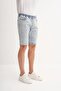 Slim Fit Skinny Leg Short Denim Shorts 6714 - 3