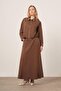 Women's Two-Piece Suit Brown 31175