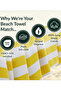 Cabana Stripe Beach Towel Set Pack of 2, Oversized Soft Cotton Towel, Perfect for Beach , 152x76 cm - 3