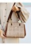 5-Eye Chain Hand Strap Detailed Women's Bag with Shoulder Strap - 3