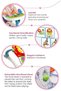 - Baby Walker with Seat & Activity Tray Musical Toy - Multicolor - 6