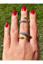 Special Series Stone Double Color Double Ring - 5