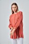 Women's Comfortable Fit Pleated Detailed Tunic Tile 31180 - 2