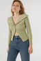 Mint Collar Detailed Cardigan - 2