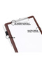 Secretary's Office, A5 Small Size, Without Cover, A5 Clipboard Vegan Faux Leather, 17.5X24.5 Cm., Burgundy - 2