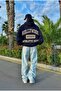 Premium Hollywood Embroidery Oversize Hoodie - 3