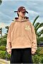 Premium Acid Wash Holly Tears Printed Hoodie - 6
