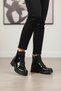 112 Z Black Patent Leather Women's Boots