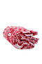 Liva Knitted Christmas Tv Blanket 130X170 – Red and White Deer and Snowflake Patterned - 4