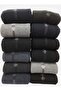 Economical 12 Pairs Cotton Winter Thick Terry Cloth Men's Socks - 6