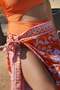 Citrus Flare – One-Shoulder 3 D Floral Swimsuit - 3