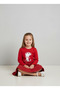 Girl's Red Long Sleeve Ataturk T-Shirt Red Flared Skirt Performance Set April 23 October 29 - 2