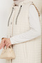 Women's Plus Size Quilted Vest with Pockets - 7