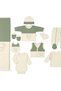 Unisex 0-3 Months Baby Gaye Organic Cotton Elephant Embroidered Set of 10 - 2