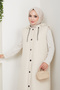 Women's Plus Size Quilted Vest with Pockets - 6