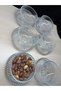 12 Pieces Glass Snack Set Candy Bowl Glass Snack Dessert Plate Iice Cream Magnolia Snack Bowl Set 180ml - 3