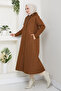 Women's Chain Detailed Hooded Quilted Coat - 3