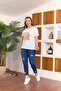 تي شيرت كبير الحجم بنقشة النمر من GAMZE MODA - 5