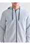 Özmarka New Season Hooded Long Sleeve Men's Zippered Sweatshirt - 3