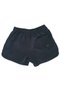 Machi Women's Black Sports Shorts with White Stripes on the Sides - Lace-Up Mini Running Fitness Volleyball Shorts - 4