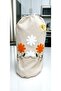 Punch Embroidered Kitchen Apron & Punch Embroidered Bag Holder & Kitchen Set - 5
