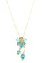 Swr Flower Necklace - Turquoise