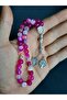 Pink Color Natural Agate Stone Prayer Beads - 2