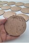 20 Pieces Orange Local Goods Activity School Course Activity Kindergarten Nursery Wooden Painting Set - 3