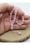 Pink Quartz Stone 33-Piece Special Design Prayer Beads 8mm (2958) - 2