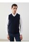 Lcwaikiki Classic V-Neck Men's Knitwear Vest (W5)
